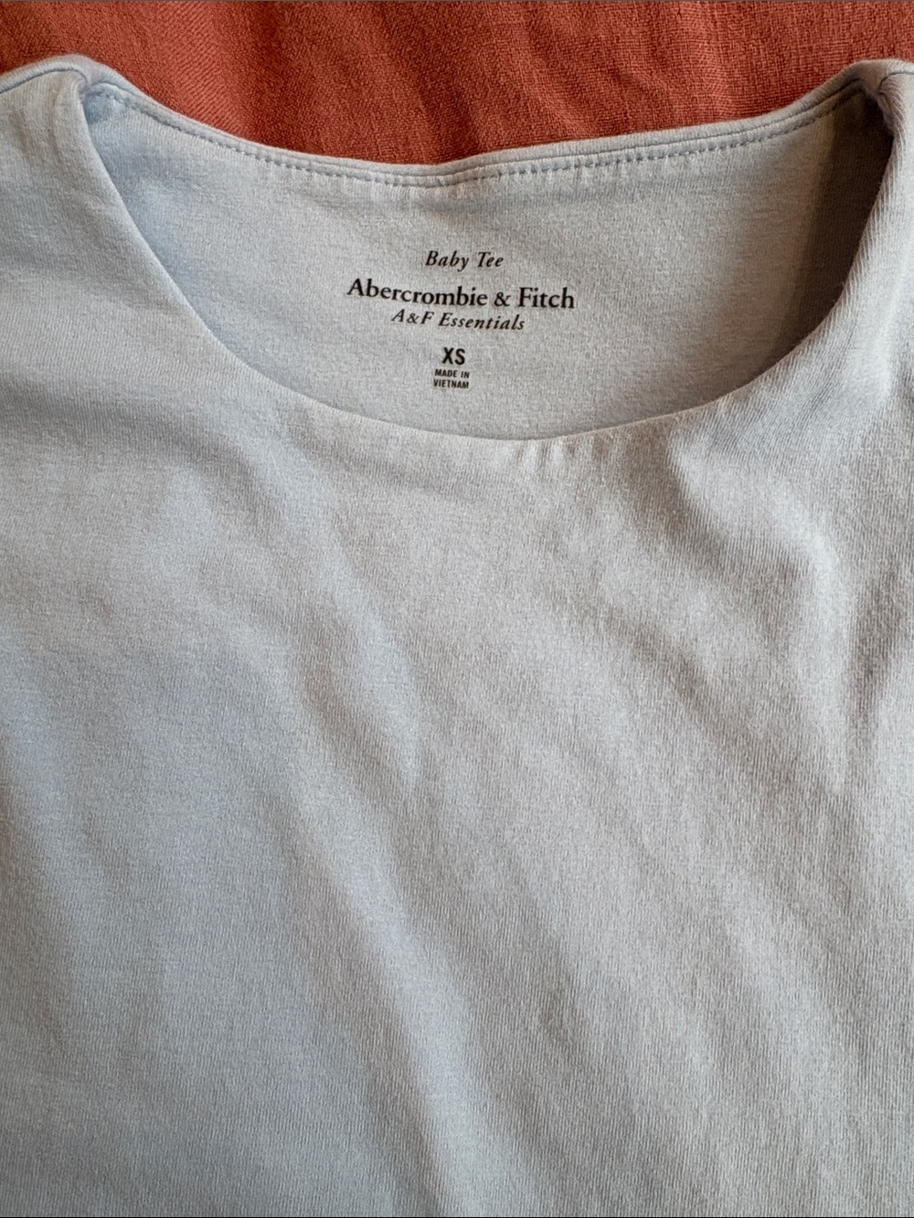 Abercrombie & Fitch Pale Blue Crewneck Tee NWOT